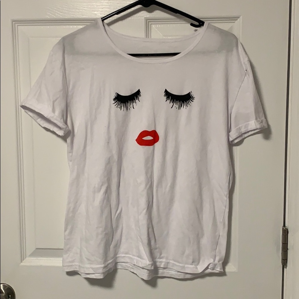 Glamour tshirt size L roll sleeve